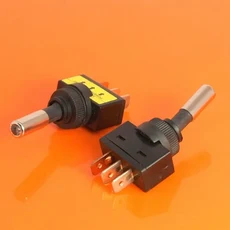 1/10PCS LED 토글 스위치 온/오프 직사각형 3핀 12V 20A 패널 자동차 밴 대시보드 SPST, 04 1PCS, 04 White