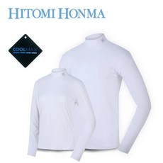 히토미혼마 히토미 혼마 UV차단 쿨맥스 기능성 냉감 쿨티셔츠 골프 이너 남녀공용 언더레이어