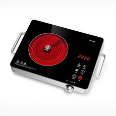 간편조작 휴대용 전기레인지 하이라이트 A 원룸 자취 식탁 1인용 개인화구 캠핑용하이라이트 전기버너 1구핫플레이트 하일라이트 가스없이사용하는버너