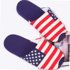 실내화 미국 국기 성조기 모양 면 KDWA9BC91