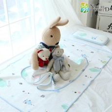 1+1 2P 국산 유아 아기방수패드 이불 신생아 사계절 순면 방수요 방수매트 블랭킷 유아담요, 1+1 유아이불 2장