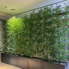 베란다조화 장식 조경 가드닝 녹색 파티룸 울타리, 1m 높이 15개