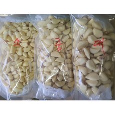 25년 의성마늘 토종 한지형 육종 육쪽 톨마늘 깐마늘 접마늘, 1박스, 의성토종육쪽깐마늘(중) 1KG 비세척 꼭지O약품X