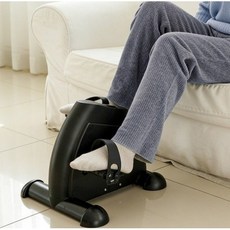 다기능 저소음 실내자전거 미니 쇼파바이크 하체 근력 및 코어 운동기구, 블랙