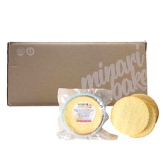 대용량 수제 프리미엄 카스테라 케이크시트 (미니 1호 2호 3호 3단컷팅 케이크 만들기), 카스테라 3호 1박스 12개, 1개