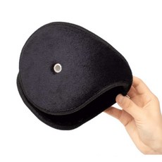 남성 큰머리 대형 귀도리 겨울 보온 귀덮개 큰사이즈 큰얼굴 방한 귀마개 검정 블랙, 1개