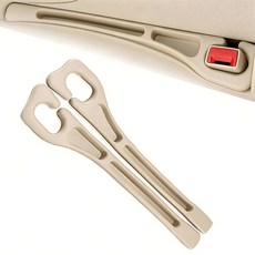 노비스톤 카시트 갭 필러 듀얼 슬롯 정리기 u2013 벨트 슬롯 자동차 및 SUV용 낙하 방지 분실물 없음 모두 손이 닿는 곳 2PCS 블랙, Beige