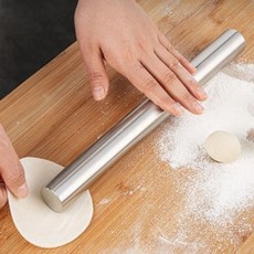 러빙쿡스텐반죽밀대만두빵반죽베이킹롤링핀 피밀대 반죽밀대 밀가루밀대 만두 스텐 dew+0617So