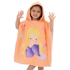 캐릭터 비치타올/M/L/빅사이즈/아동/어린이/수영가운/목욕가운/해변/물놀이/후드