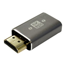 8K超高清HDMI轉接器 迷你輕巧 訊號穩定 即插即用 電視投影機遊戲機適用, 1個