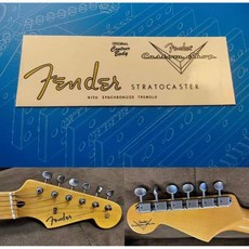 펜더 커스텀 샵 일렉트릭 기타 헤드 로고 수전사 스티커 ST 58 2 에 적합 . 2328025