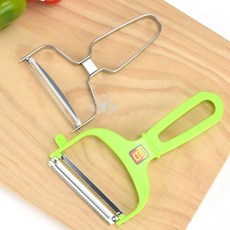 스텐 주방 양배추 야채 슬라이서 양배추슬라이서 감자껍질칼 감자깍기, 양배추 감자칼 연두.국산