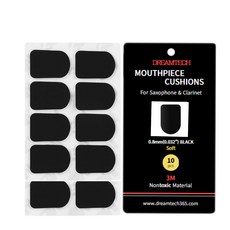 3M 신소재 색소폰 클라리넷 마우스피스 패치 쿠션, 1세트, 블랙 작은사이즈