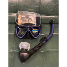 GULL VADER 抗UV 潛水/浮潛 面鏡 含呼吸管 暗夜藍