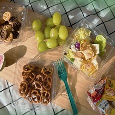 미지쇼 투명 소분용기 1p 과일용기, 300g