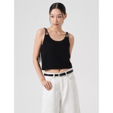 에잇세컨즈 8 Seconds 8SECONDS 스트링 슬리브리스 니트 블랙 (164751GY15) 164751GY15 303490