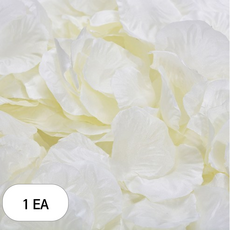 여니팩토리 파티용 장미 꽃잎 500p, 크림, 1개