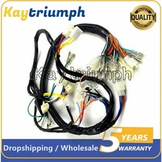스즈키 125cc GN125 GN 125 오토바이 부품 전기 배선 하네스 용 새 와이어 케이블 라인, 01 1PC