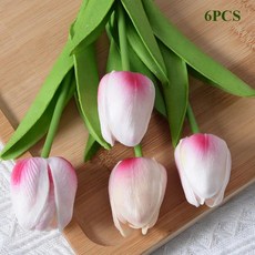 리얼 터치 인공 Leucospermum 꽃 우아한 수제 게 발톱 국화 플라스틱 가짜 야외 정원 장식, 4. Rose Red