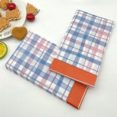 오릴리 파티 접대용 테이블 디자인 냅킨 9탄 체크무늬 40cm 빅사이즈, 1세트, 20개입, 드로잉 체크 40cm 2겹