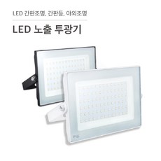 삼영전기 LED 투광기 간판등 간판조명 노출형 매입형 방수, LED 노출투광기 30W(흑), 주광색(하얀빛), 1개