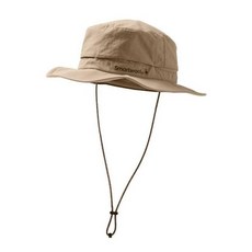 Smartwool 戶外健行羊毛遮陽帽，寬邊透氣可調節，防曬登山帽, 卡其色