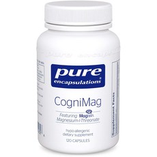 Pure Encapsulations 鎂-L-矽酸多酚補充無麩質膠囊, 1個, 120 件