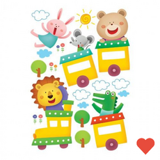 데코스티커 스티커 기차 여행 홈 diy자재 시트지