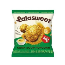 라라스윗 저당 콘스프맛 팝콘, 2개, 38g