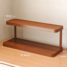 원목 정리 선반 내추럴 감성 티테이블 다용도 진열장, B, 2단