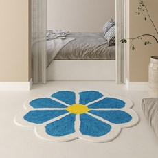 卡通風地墊家用植物花卉地墊家用浴室吸水耐髒衛生間腳墊入戶門墊, 花朵—5, 1個
