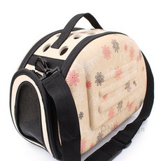 원디자인 애견 접이식케리어 대형 베이지 반려묘캐리어