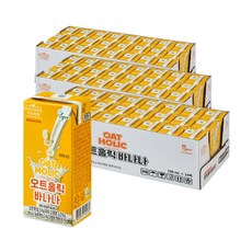 오트홀릭 바나나, 72개, 190ml