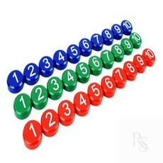 마깡몰 숫자 자석 숫자공부, 파랑