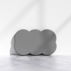 규조토 컵받침 3color 세트 구름 모양 물흡수 코스터 주방 테이블 매트, 다크그레이, 1개