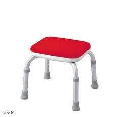 【海夫健康生活館】LZ ARON 洗澡椅 Mini-S 無背 (C0088-01), 紅(C0088-01-02), 1個