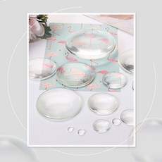 더문샵 투명한 크리스탈 문진 유리문진 아크릴문진 부모님은퇴선물 책받침 독서받침대, 60mm