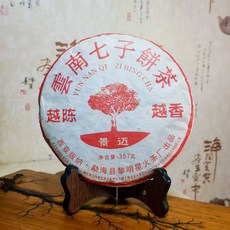 운남차 2006년산 칠자병차원차 보이차 순후 꿀향 숙차 357g, 1개