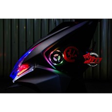 J.M 傑米車藝 NAS 鋼鐵反應爐 CNC 鋁合金 圓形 反光片 反應爐 炫彩 反光片燈, 詳見包裝, 經典黑色 樣式外蓋,白 / 黃