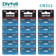 용왕낚시 CR311 전자찌 배터리 다니플 Dlyfull 전자배터리 전자케미 캐미 밧데리 3mm, 10개