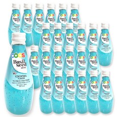 쿠스 바질씨드 드링크 칵테일향, 8개, 290ml
