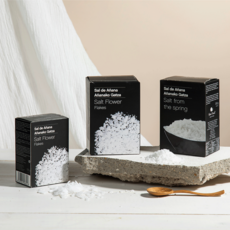 미슐랭소금)스페인 살데 아냐나 고미네랄 소금물 소금 직수입 굵은소금, 125g, 1박스