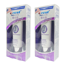 Crest PROWHITE 極光白深層亮白牙膏，快速亮白，保護琺瑯質，深層清潔，去除牙漬，展現自信笑容, 90g, 2個