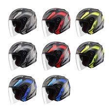 安信騎士 SOL SO-7 SO7 星際 半罩安全帽 LED燈, 黑黃,S, 1個