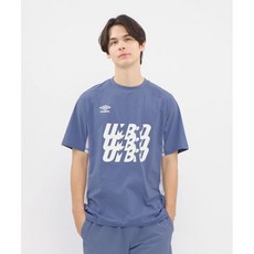 엄브로 남성 반팔 티셔츠 연습용 필텍 티셔츠 UF6SHS51M 블루