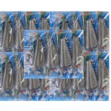 다물어 간편 묶음추 원투 채비 묶음 바늘 바다, 5봉, 4개입