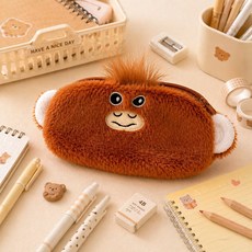 루베코 오숭이 필통 고숭이 오랑이 오랑우탄 인형 원숭이우탄이, 1개, 1개