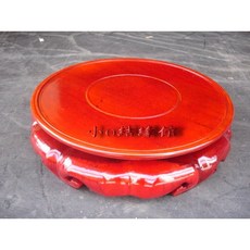 小o結緣館 雞翅木仿古家具木雕花瓶底座擺飾座 26x26x7, 1個