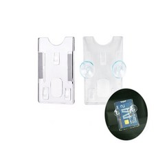 와이옐로 흡착형 차량 출입증 주차 카드 케이스 차량용카드케이스, 흡착판