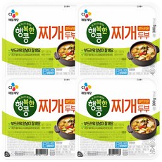 행복한콩 부드러운 찌개두부, 4개, 290g